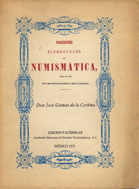 NOCIONES ELEMENTALES DE NUMISMATICA